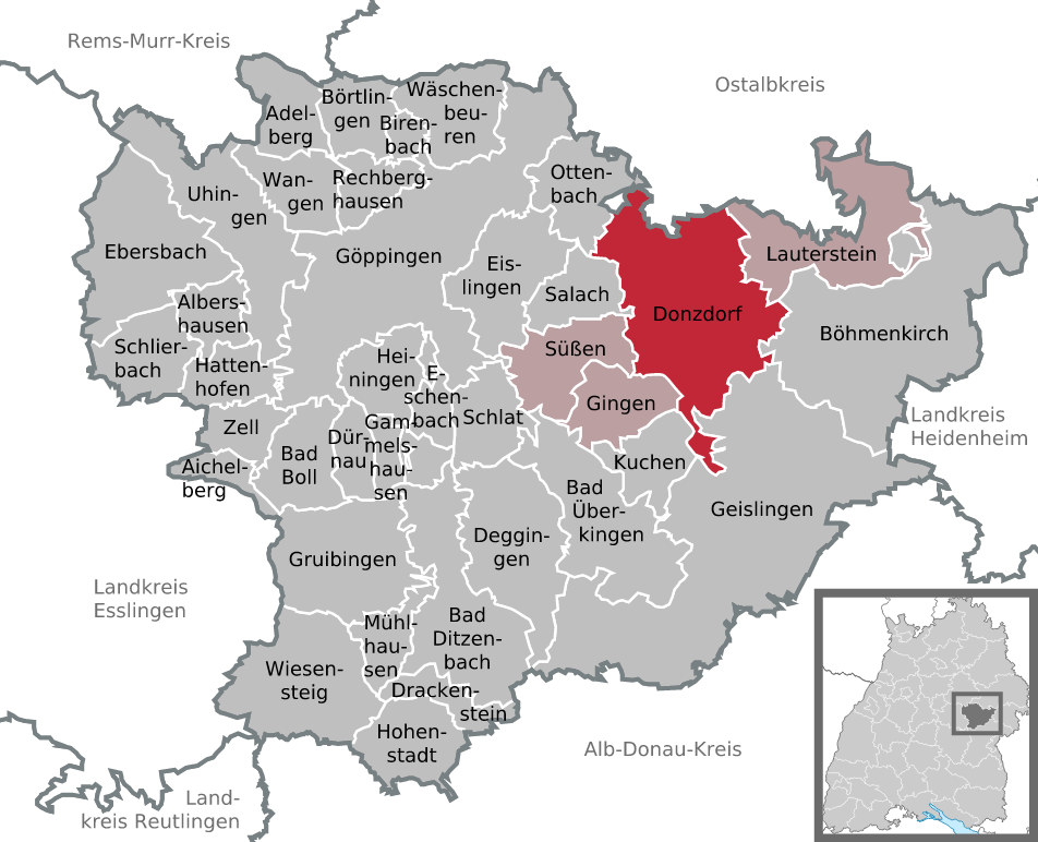 Donzdorf im Landkreis Göppingen
