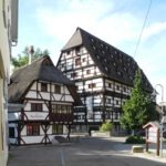 Kornschreiberhaus und Alter Bau in der historischen Innenstadt von Geislingen