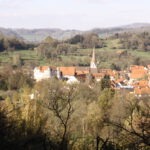 Blick über Donzdorf mit Schloss und St.-Martinus-Kirche