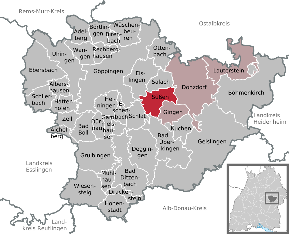 Süßen im Landkreis Göppingen