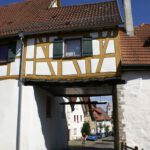 Oberes Tor im historischen Ortskern von Rechberghausen