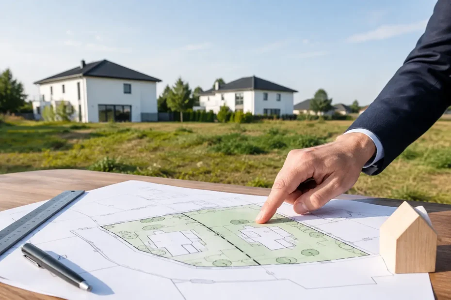 Praxisbeispiel Grundstücksteilung für Neubau
